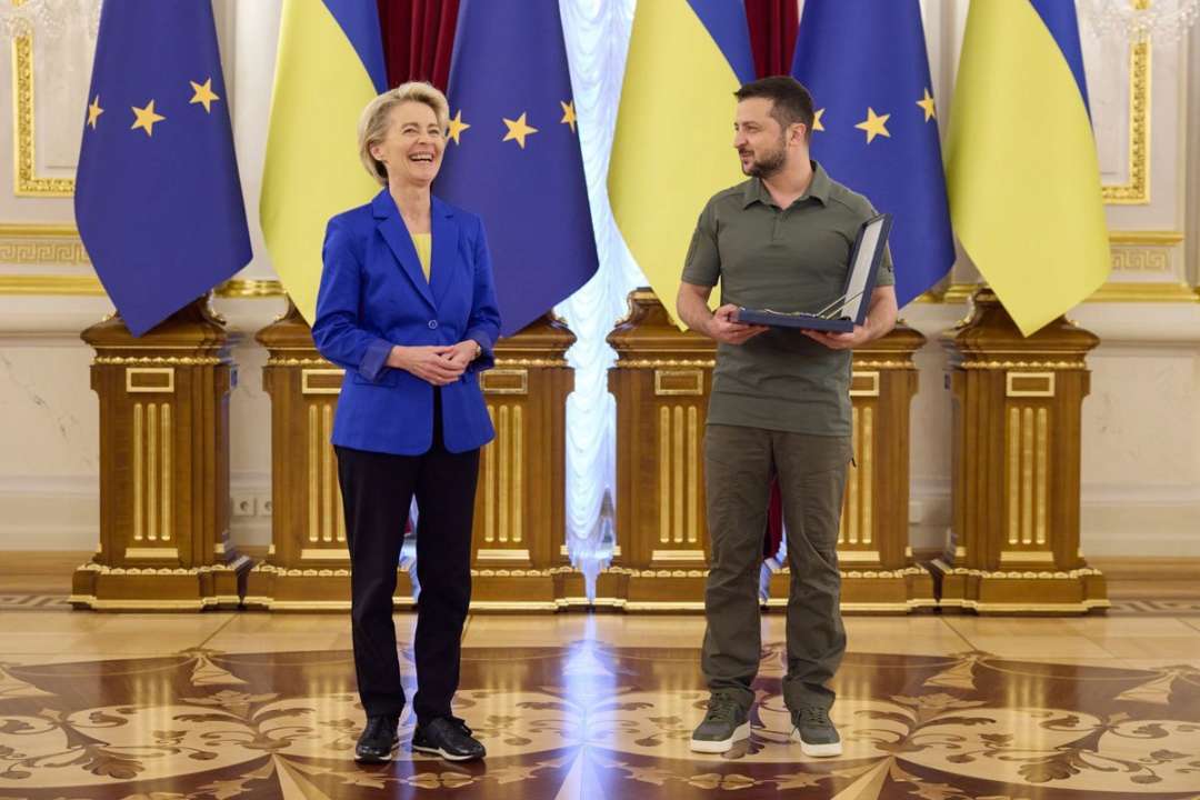 Зеленський зустрівся з головою Єврокомісії/Фото: Офіс президента Зеленський и Урсула фон дер Ляйен