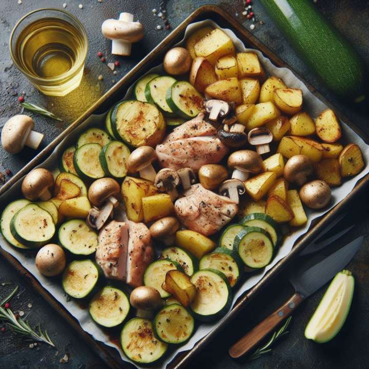 Божественный ужин: картофель с цуккини, курицей и грибами под сырным соусом/Фото: Bing Божественный ужин: картофель с цуккини, курицей и грибами под сырным соусом
