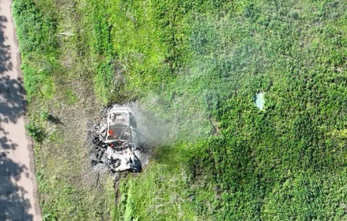 Терористи атакували авто на Харківщині. Фото Олега Синєгубова волонтери розстріляли харківська область