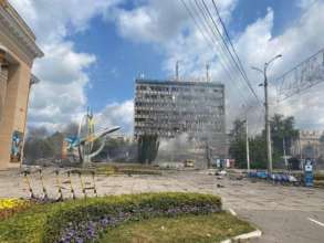 Фото: ДСНС Обстріл