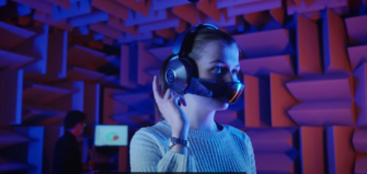 Dyson выпустила наушники с воздухоочистителем. Фото: Скриншот с видео Dyson