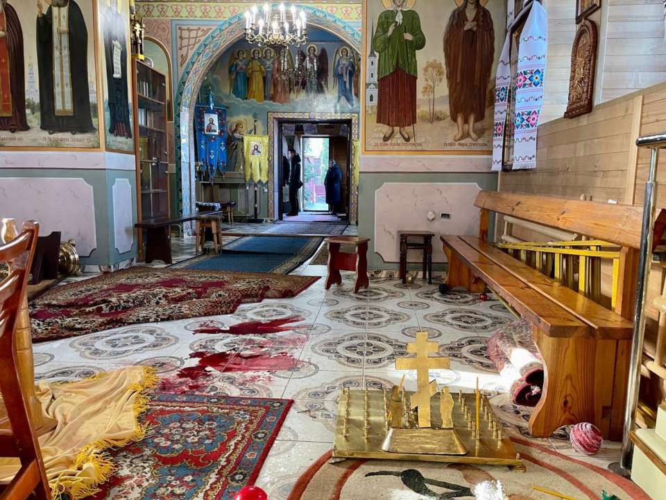 У Вінниці чоловік із ножем накинувся на священика УПЦ/Фото: Вінницька єпархія УПЦ