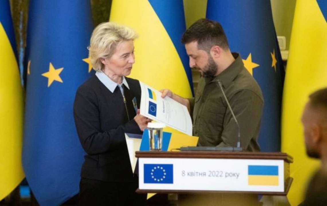 Голова Єврокомісії та Володимир Зеленський