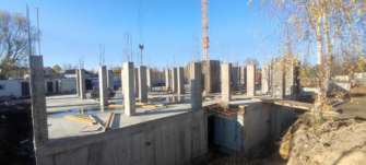 Будівництво житлового будинку в Київській області / Фото: t.me/kyivoda Будівництво житлового будинку в Київській області / Фото: t.me/kyivoda