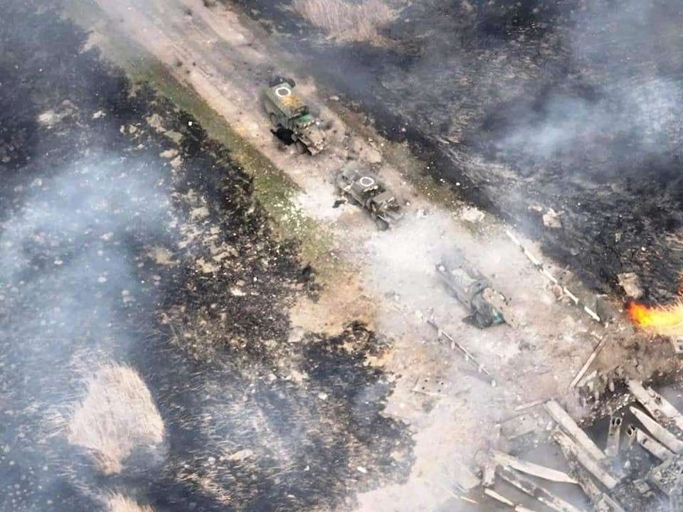 Українські військові вп'ятнадцяте розгромили окупантів у Чорнобаївці/Фото: Генштаб ЗСУ У Чорнобаївці ЗСУ вп'ятнадцяте розгромили окупантів: знищено склади з боєприпасами