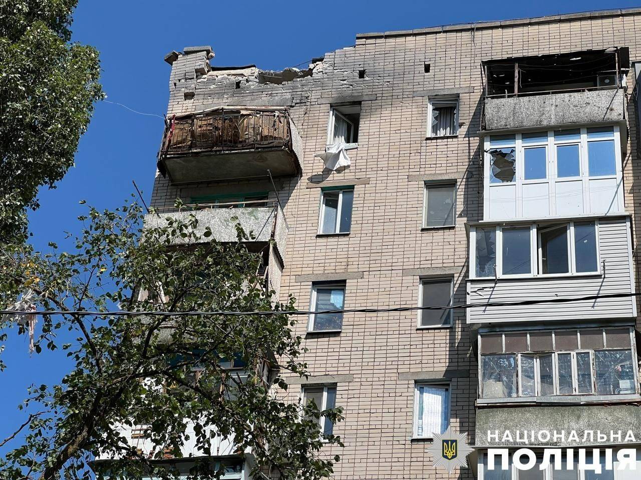 Последствия атаки Херсонской области/Фото: Нацполиция Последствия атаки Херсонской области/Фото: Нацполиция