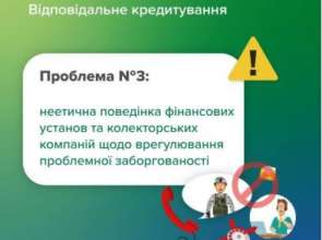 Проблема: неетична поведінка з боку фінансових установ та колекторських компаній щодо врегулювання проблемної заборгованості, але є рішення Проблема: неетична поведінка з боку фінансових установ та колекторських компаній щодо врегулювання проблемної заборгованості, але є рішення