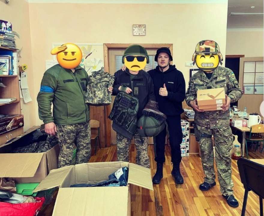 Женя Галич вступил в ряды ВСУ. Фото: Instagram O.Torvald O.Torvald будет защищать Украину