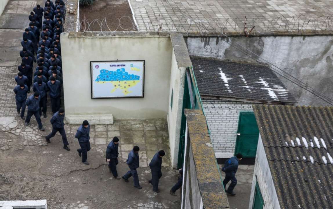 російські полонені в Україні табори
