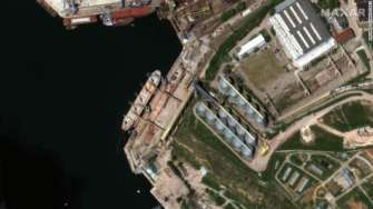Фото: Maxar Technologies Maxar Technologies показала новые спутниковые снимки, на которых россия ворует украинское зерно