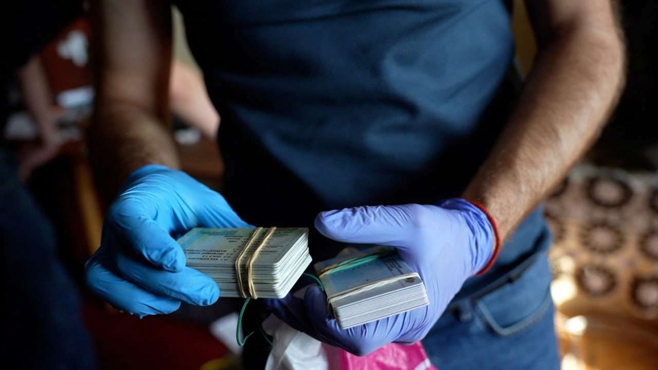 В Киеве любой желающий мог заказать поддельные документы / Фото: t.me/UA_National_Police В Киеве любой желающий мог заказать поддельные документы / Фото: t.me/UA_National_Police