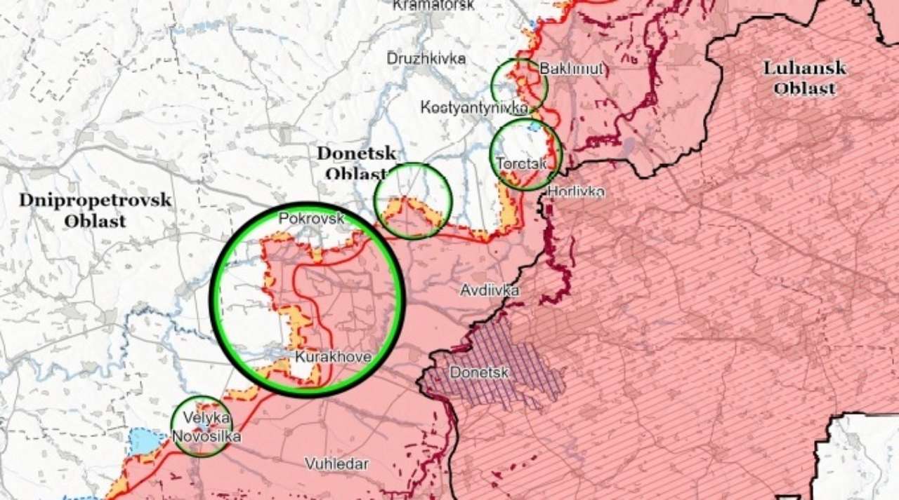 Карта боевых действий ISW