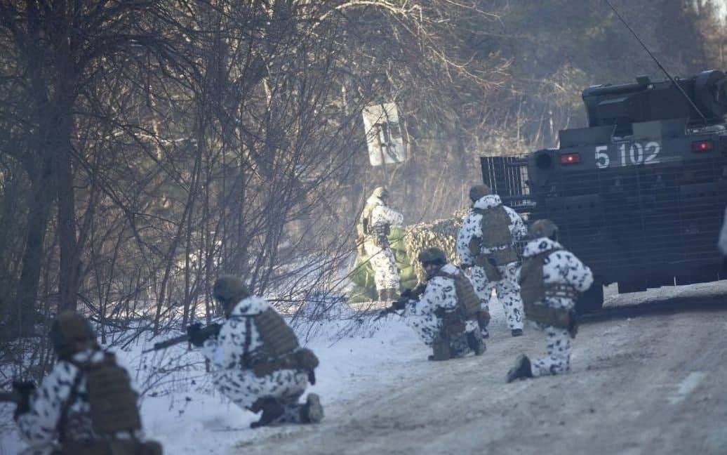 В Припяти прошли военные учения/Фото: МВД В Припяти прошли военные учения