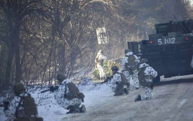 У Прип'яті пройшли військові навчання/Фото: МВС У Прип'яті пройшли військові навчання