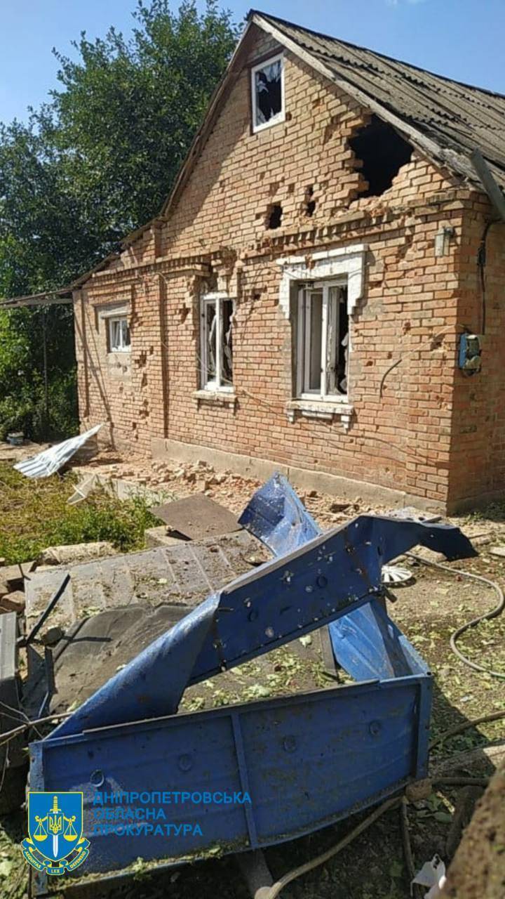 россияне атаковали Никополь/Фото: Днепропетровская ОГА Россияне атаковали Никополь/Фото: Днепропетровская ОГА