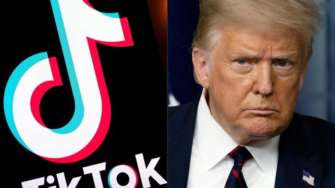 Дональд Трамп создал аккаунт в TikTok / Фотоколлаж: RFI Дональд Трамп создал аккаунт в TikTok