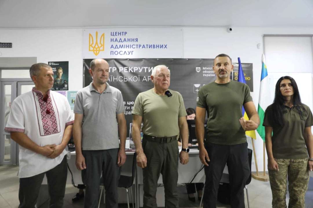 Фото: ТГ-канал Міністерство оборони України В Сумской области открыли третий центр рекрутинга украинской армии