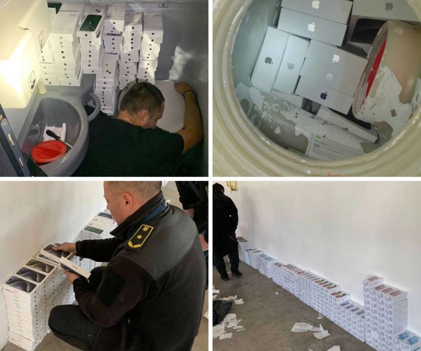 В Україну намагалися нелегально ввезти iPhone / Фото: t.me/UkraineCustoms