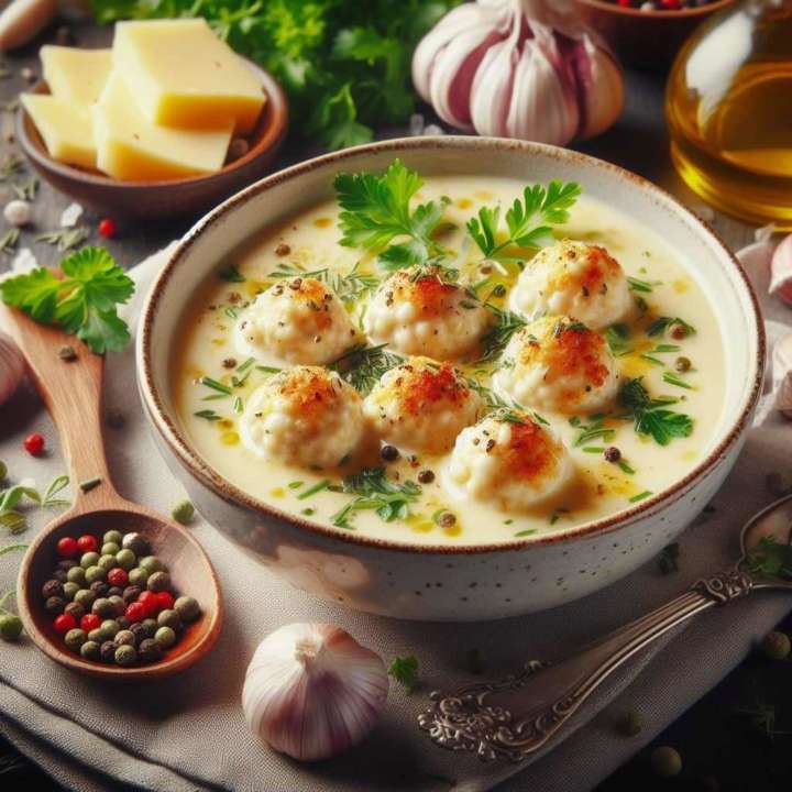 "Бульйонне весілля": курячий суп з фрикадельками (відеорецепт)