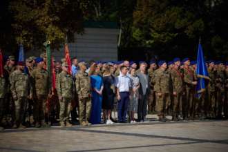 40-й бригаде тактической авиации Воздушных Сил ВСУ было присвоено почетное наименование "Призрак Киева" "Призрак Киева"
