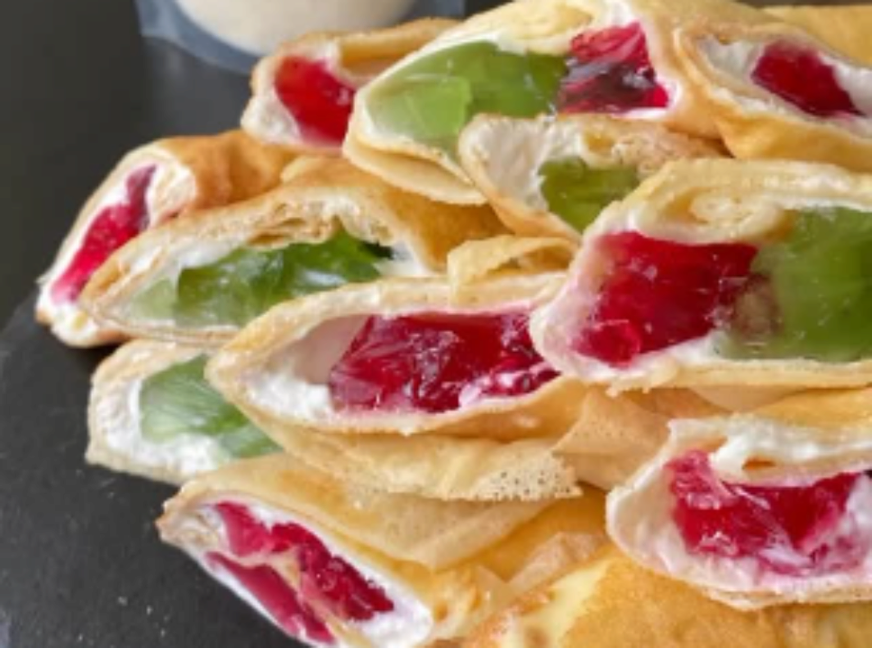 Блины "Битое стекло": очень оригинально и вкусно