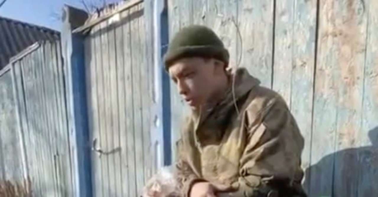 Фото: кадр из видео оккупант