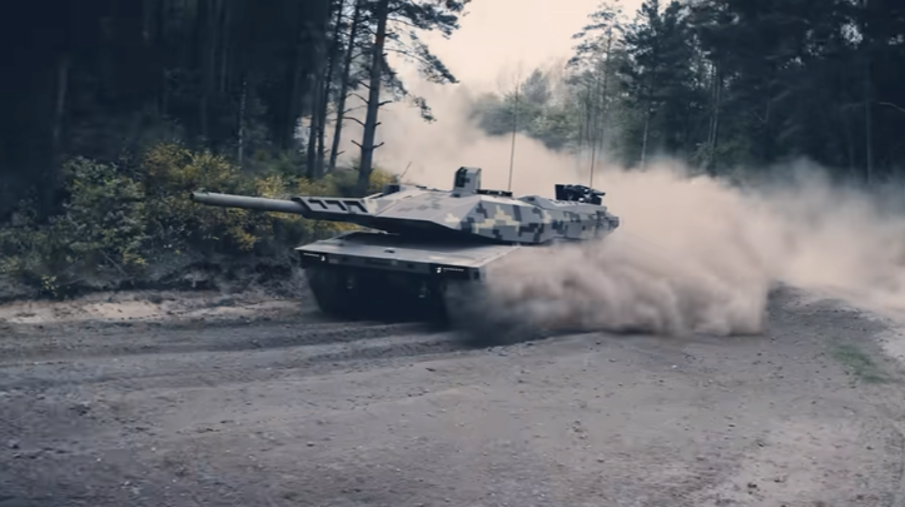 На выставке во Франции показали новый немецкий танк KF51 Panther/Фото: скриншот На выставке во Франции показали новый немецкий танк KF51 Panther/Фото: скриншот