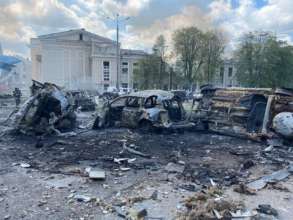 Фото: ДСНС Обстріл
