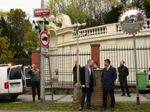 У Празі назвали вулицю на честь Українських Героїв/Фото: UKR Embassy in CZE У Празі назвали вулицю на честь Українських Героїв