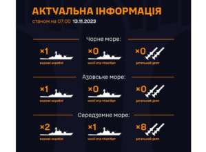 У Чорному морі перебуває один ворожий корабель/Фото: ukrainian_navy У Чорному морі перебуває один ворожий корабель: загальний залп до восьми ракет