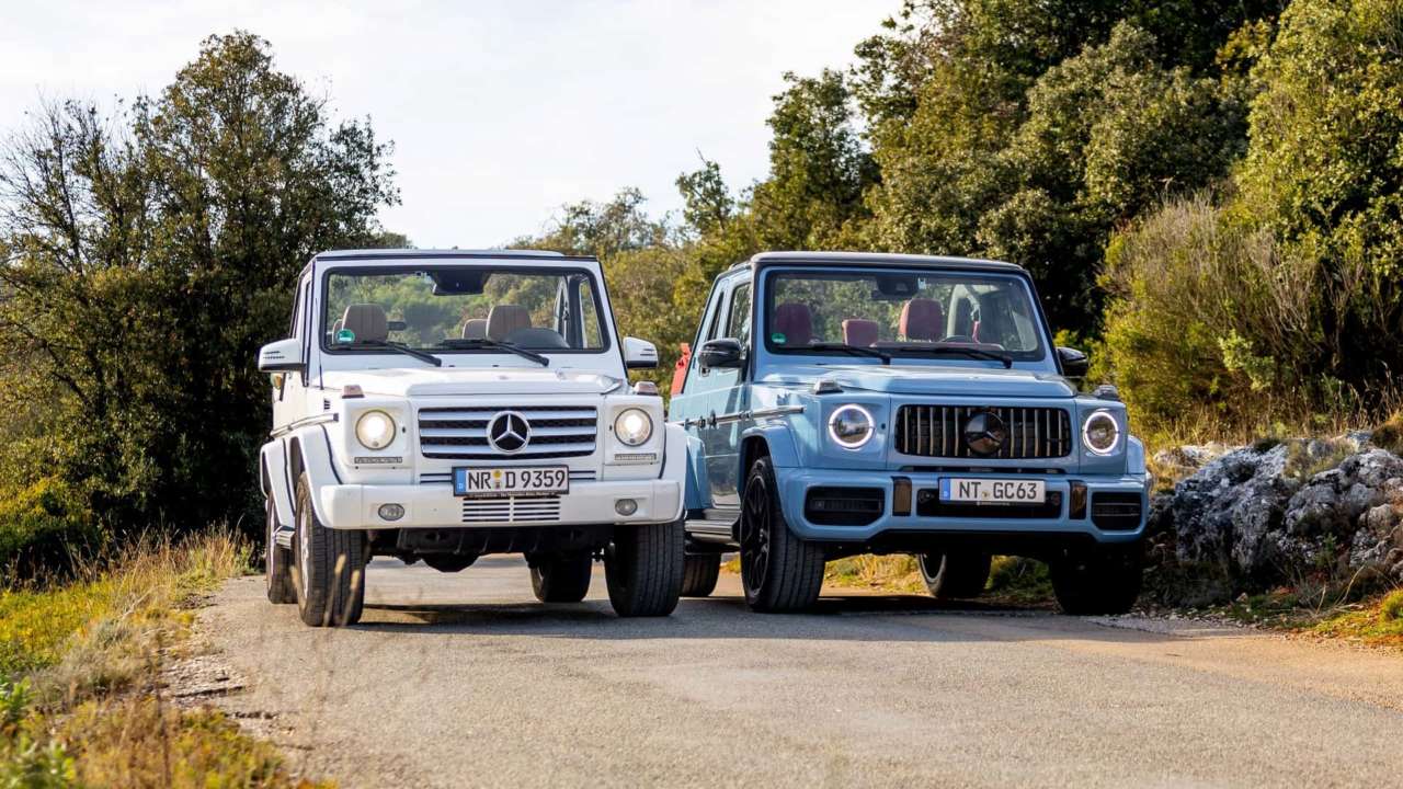 Немцы превратили Гелендваген в кабриолет/Фото: Refined Marques Mercedes-AMG G63 Cabriolet