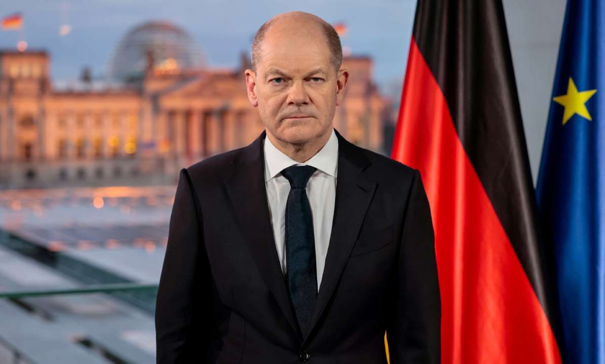 Яка роль Німеччини у перемовинах України та рф. Фото: GettyImagse/Автор- Hannibal Hanschke - Pool олаф шольц