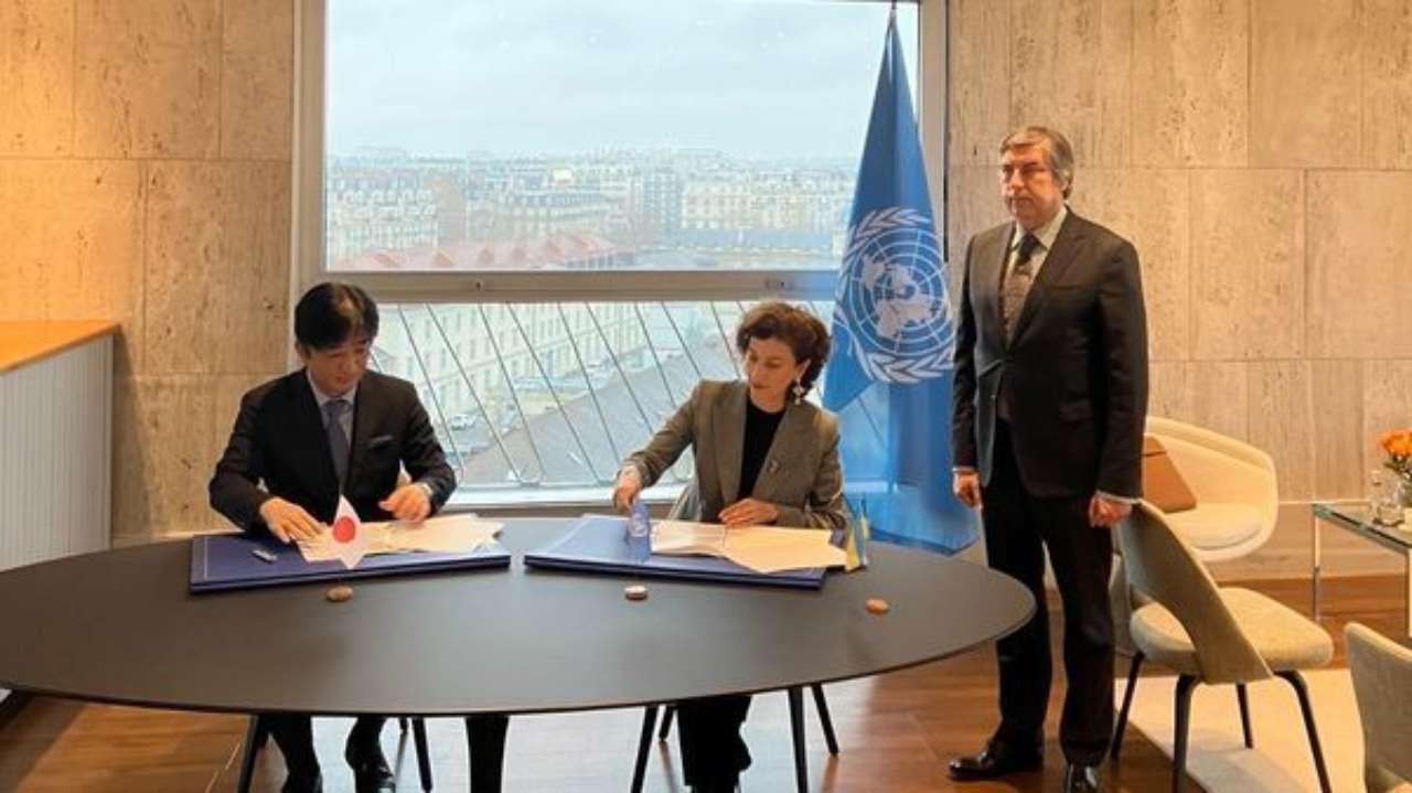 Япония через фонды ЮНЕСКО выделит дополнительно около $14,6 млн для помощи Украине в защите культурного наследия и образования/Фото: Посольство Японии в Украине Япония выделит для помощи Украине дополнительно около $14,6 млн
