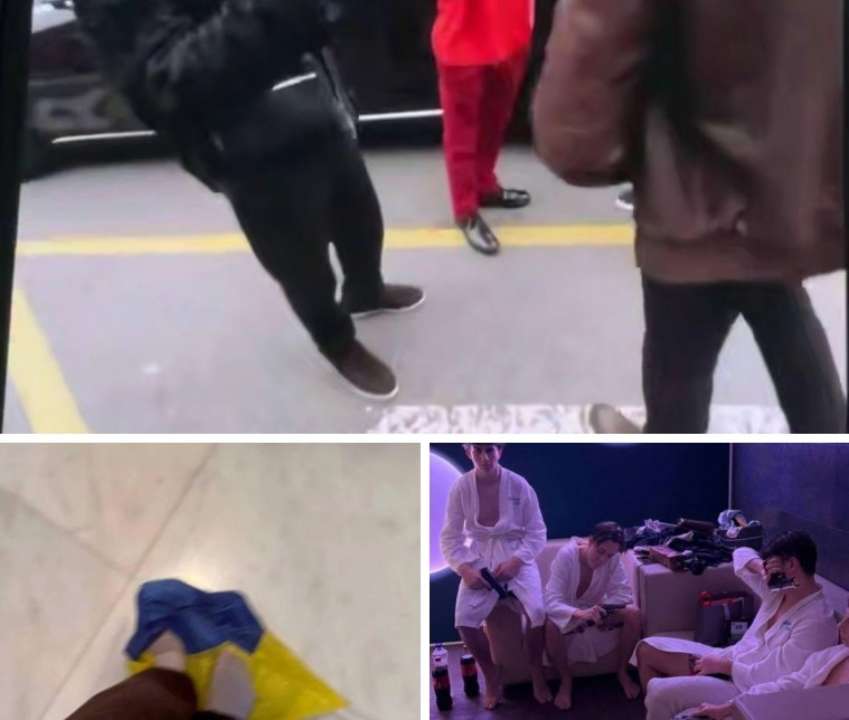 Йдеться про фото, використане у відео, де ймовірно один із учасників компанії неповнолітніх, став ногами на державний прапор України