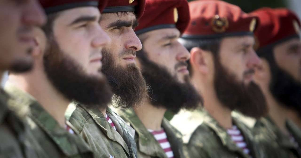 Кадыровцев отправляют в Белгордскую область / фото: Associated Press Кадыровцев отправляют в Белгордскую область
