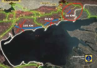 Як окупанти мріють просуватися з Донецької до Запорізької області . Фото: Петро Андрющенко Андрющенко Маріуполь