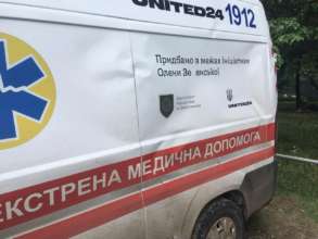 На Харківщині під обстріл потрапила бригада швидкої/Фото: mozofficial На Харківщині під обстріл потрапила бригада швидкої допомоги
