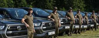Фото: snpa.in.ua Германия передала Украине 31 автомобиль для охраны природы Карпат