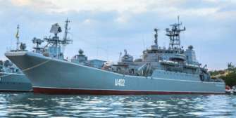 ВСУ ударили "Нептуном" по кораблю "Константин Ольшанский" ВСУ поразили во временно оккупированном Крыму корабль "Константин Ольшанский" – спикер ВМС