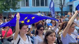 У Грузії оголосили найбільший студентський страйк/Фото: ekhokavkaza У Грузії оголосили найбільший студентський страйк