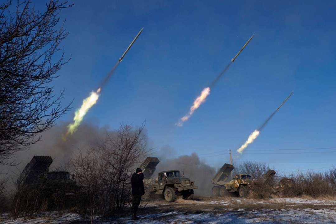Российские наемники обстреляли украинский беспилотник/Фото: Pierre Crom/Getty Images На Донбассе российские наемники обстреляли украинский беспилотник – ООС