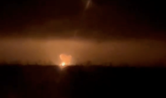 СБУ уничтожила российский склад с боеприпасами на временно оккупированной Донецкой области/Фото: кадр из видео СБУ уничтожила российский склад с боеприпасами на временно оккупированной Донецкой области/Фото: кадр из видео