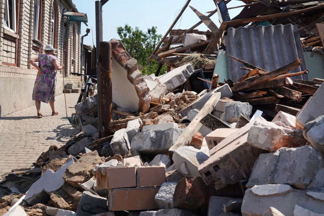 Росіяни знову вдарили по Слов'янську/Фото: Getty Images