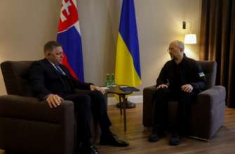 Шмигаль підсумував зустріч з Фіцо/Фото: Denys_Smyhal Словаччина підтримає виділення Україні 50 млрд євро від ЄС: Шмигаль підсумував зустріч з Фіцо