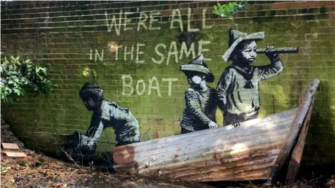 Фото: Instagram/banksy Бенксі створив вісім нових шедеврів на сході Англії. Відео
