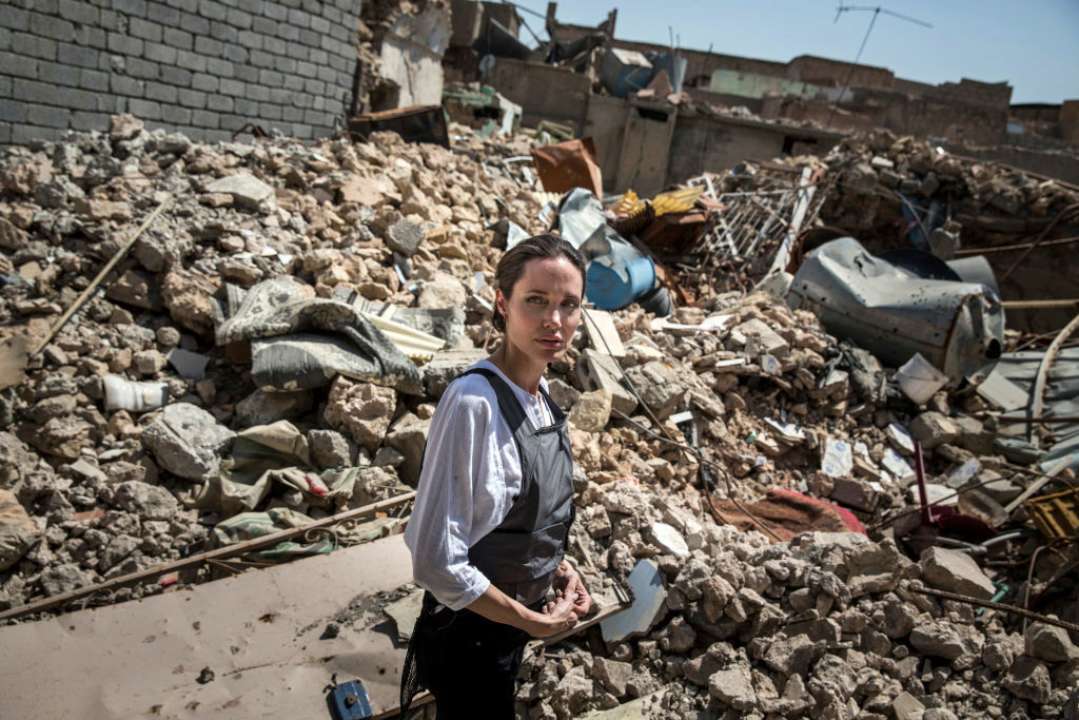 Анджеліна Джолі показала наслідки підриву Каховської ГЕС/Фото: Getty Images Анджеліна Джолі показала наслідки підриву Каховської ГЕС/Фото: Getty Images