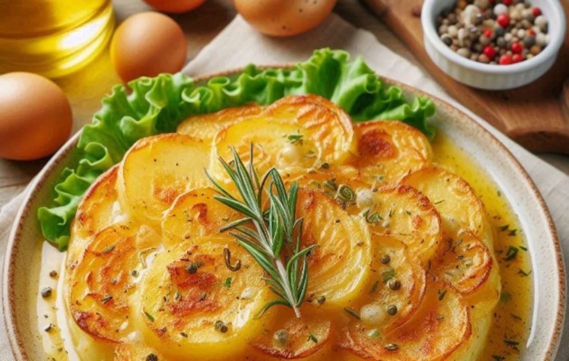 Картофельный гратен дома \ Фото: Bing Картофельный гратен дома