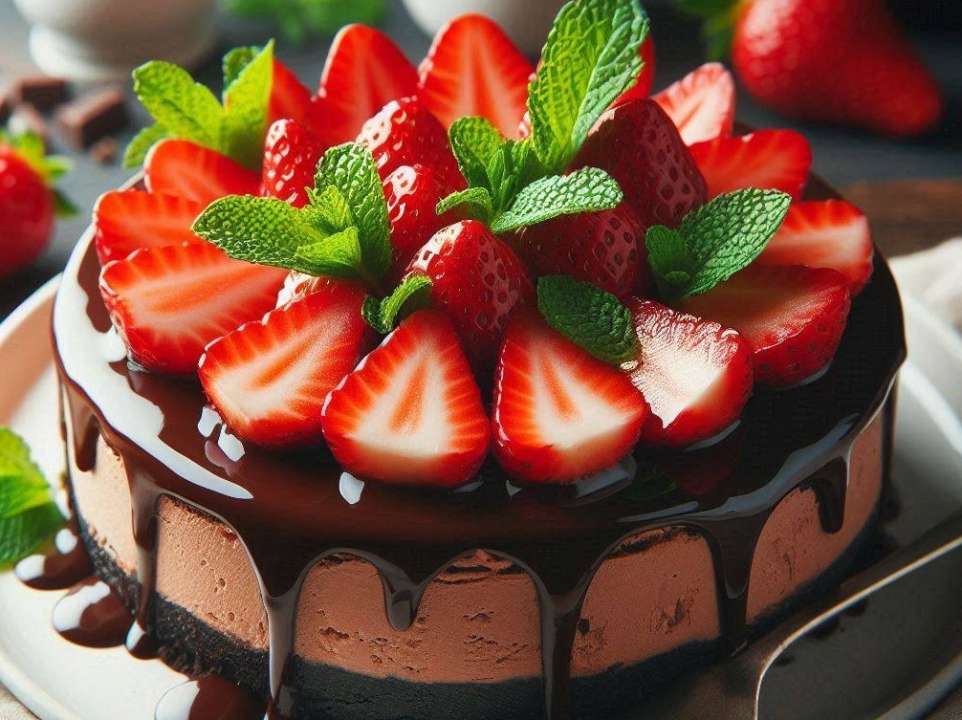 Чізкейк Нью-Йорк із печивом Орео /Фото: Bing Чізкейк Нью-Йорк з печивом Орео та полуницею: оновлений рецепт