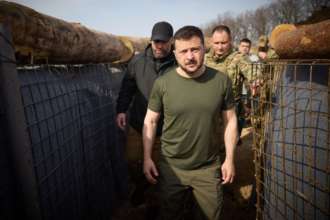 Зеленский проинспектировал фортификации в Харьковской области / Фото: president.gov.ua Зеленский проинспектировал фортификации в Харьковской области / Фото: president.gov.ua