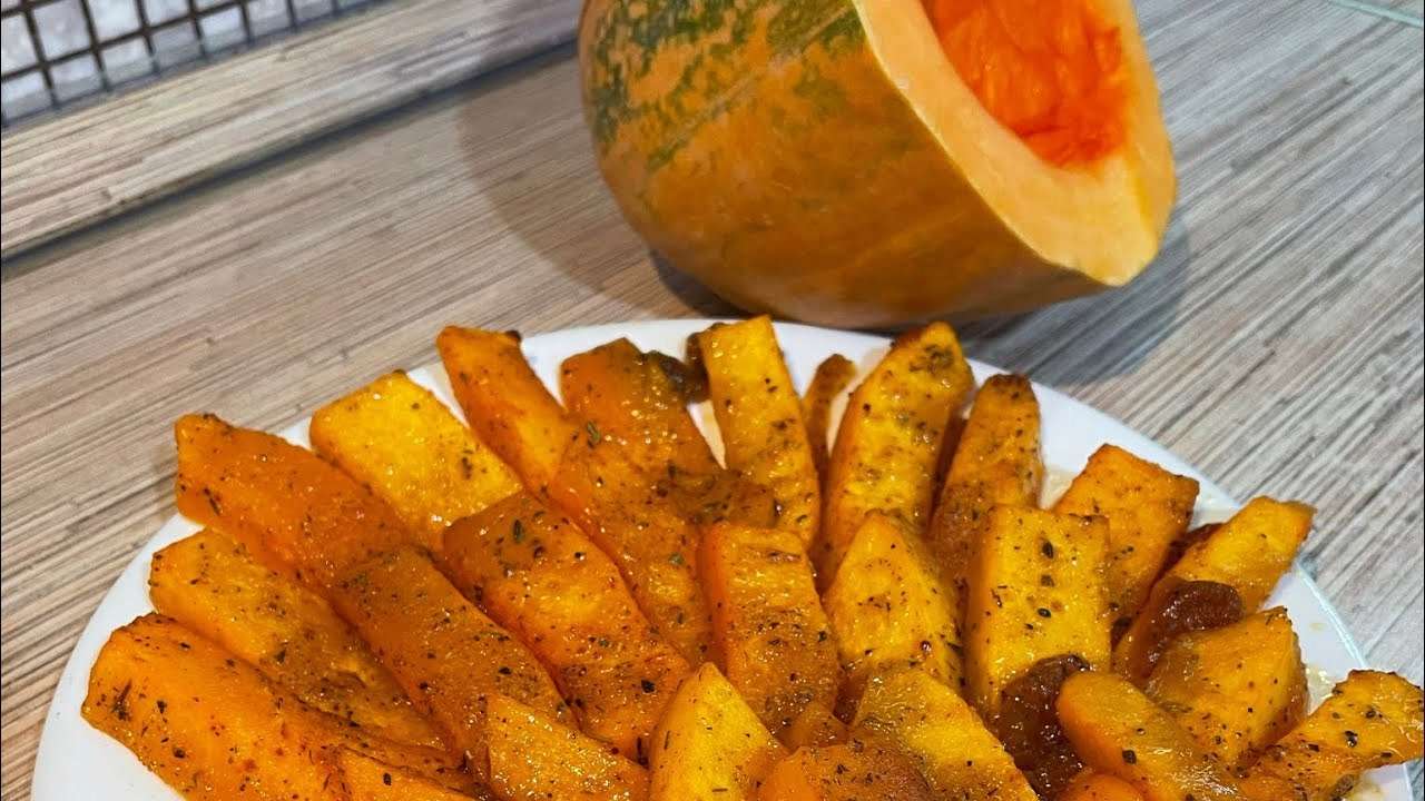 Рецепт тыквы-фри в духовке/Фото: скриншот